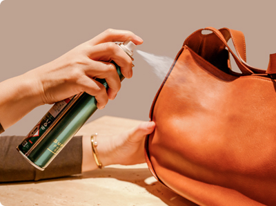 「お手入れは面倒」という方は、使う前にプロテクトスプレーを