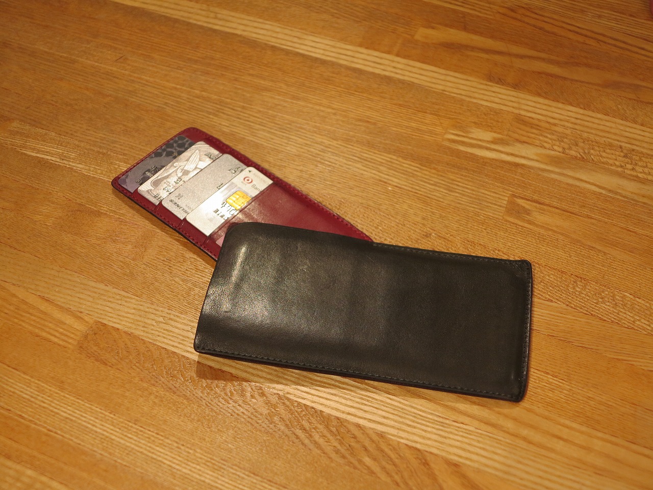 二部式のコンパクトな長財布