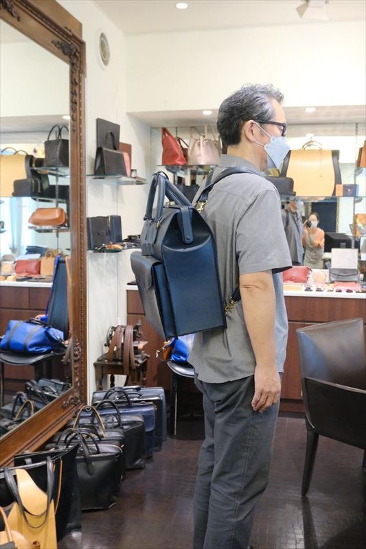 口金カバンのリュック、その後