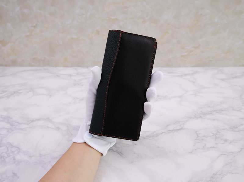 2014年6月にお作りした長財布の修理前後